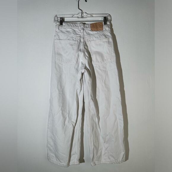 Zara Flare High Rise Crop Jeans - Picture 3 of 6